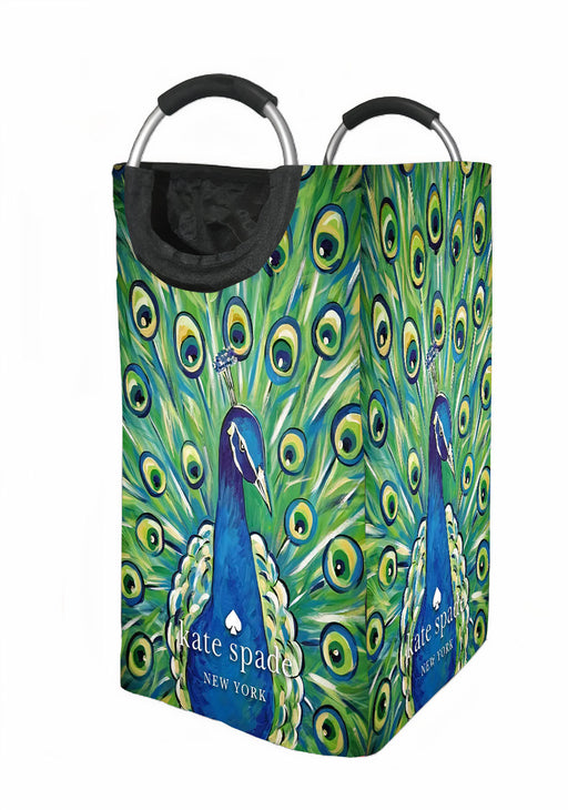 kate spade art peacock 2 Laundry Hamper | Laundry Basket