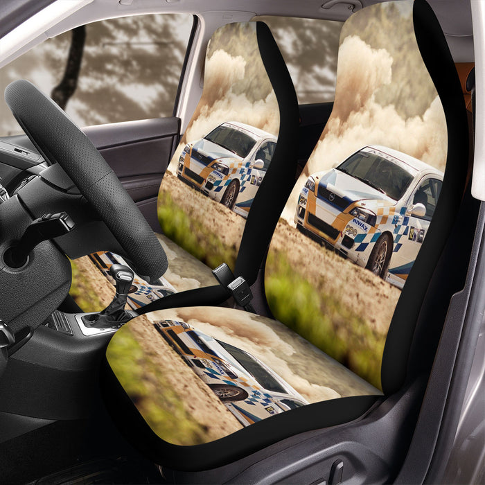 desert offroad car racing Car Seat Covers