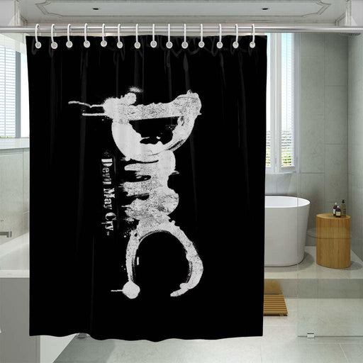 deathly hallow hermione shower curtains