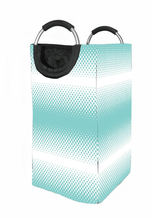 dots bule pale patern anime transition Laundry Hamper | Laundry Basket