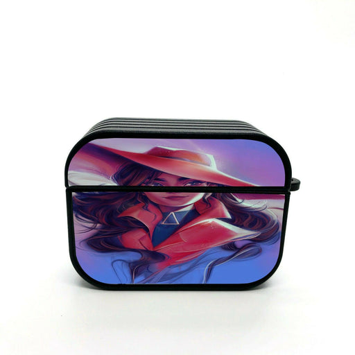 detail painting carmen sandiego airpod case