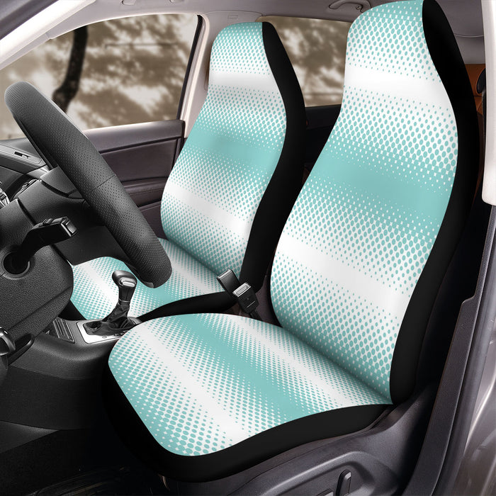 dots bule pale patern anime transition Car Seat Covers