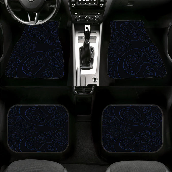 dragon element dark blue Car floor mats Universal fit