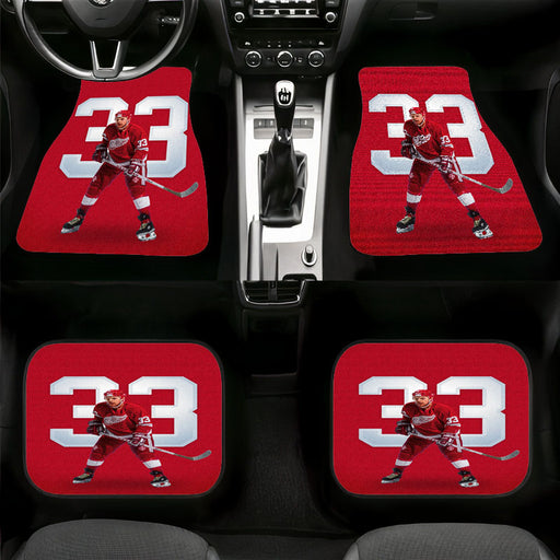 Detroit Red Wings 33  Car floor mats Universal fit