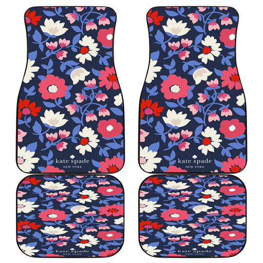 kate spade floral pattern Car floor mats Universal fit