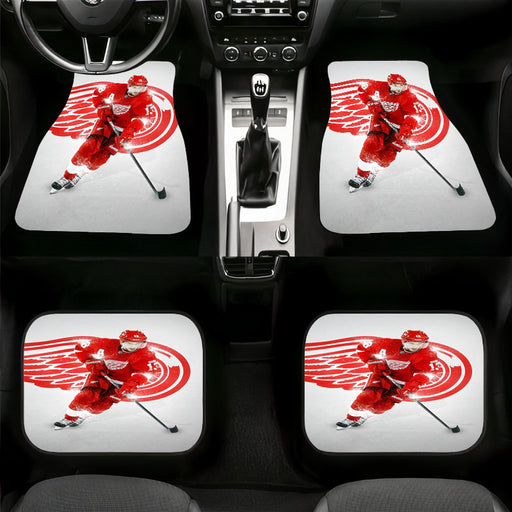 Detroit Red Wings Action Car floor mats Universal fit