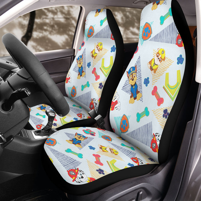 dog stuff pattern paw patrol Car Seat Covers