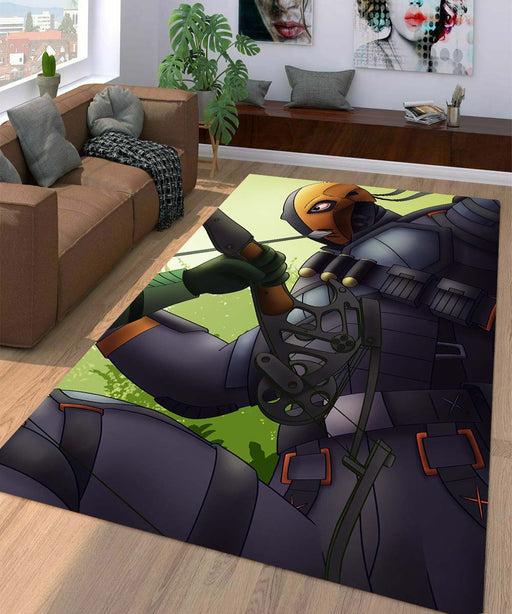 deathstroke dc Living room carpet rugs