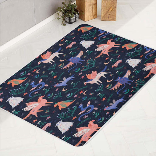 dragons from how to train your dragon bath rugs