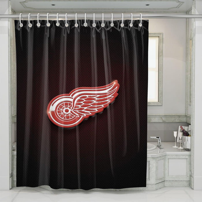 Detroit Red Wings Cool Logo shower curtains