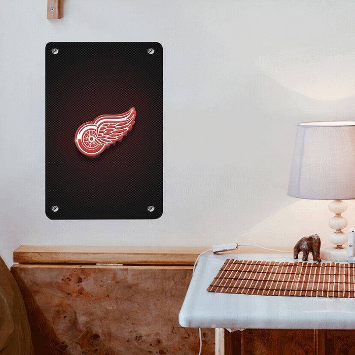 Detroit Red Wings Cool Logo Poster Metal print wall art