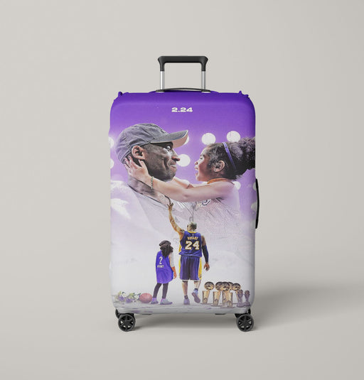 kobe and gigi bryant new Luggage Cover | suitcase