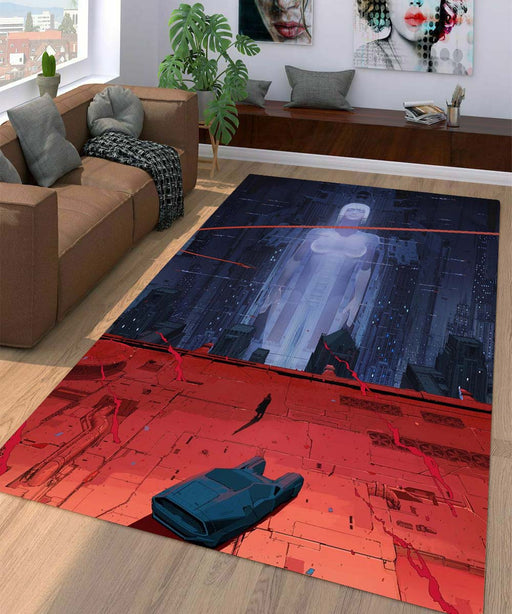 diffrent blade runner animation Living room carpet rugs