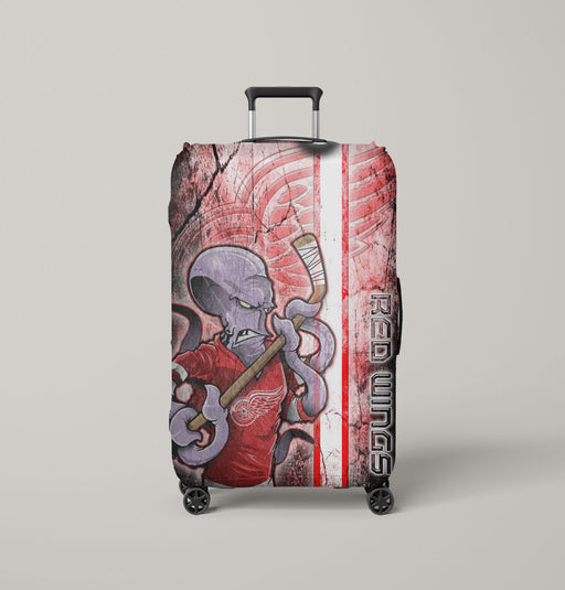 Detroit Red Wings Squid Luggage Covers | Suitcase