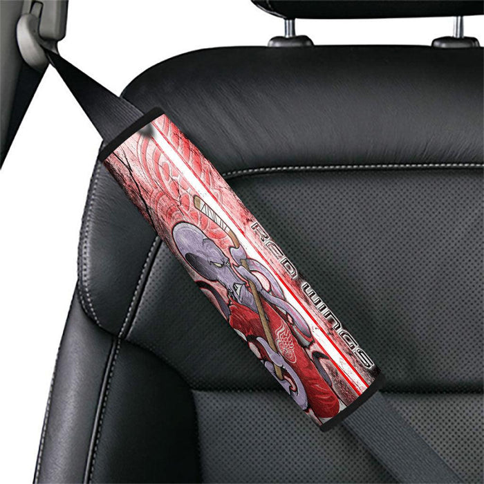 Detroit Red Wings Squid Car seat belt cover - Grovycase