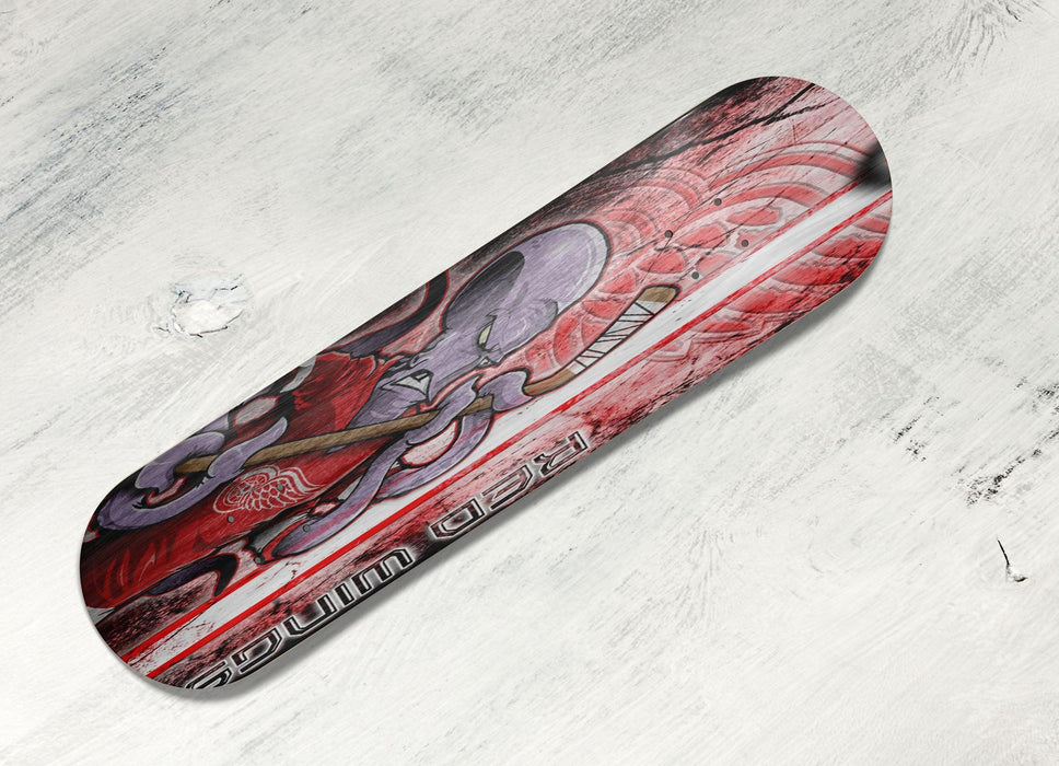 Detroit Red Wings Squid Skateboard decks