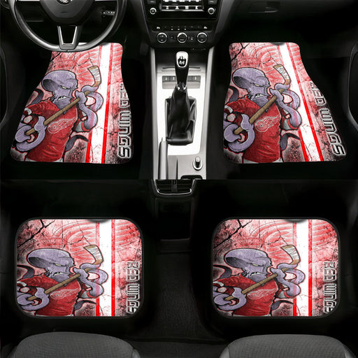 Detroit Red Wings Squid Car floor mats Universal fit