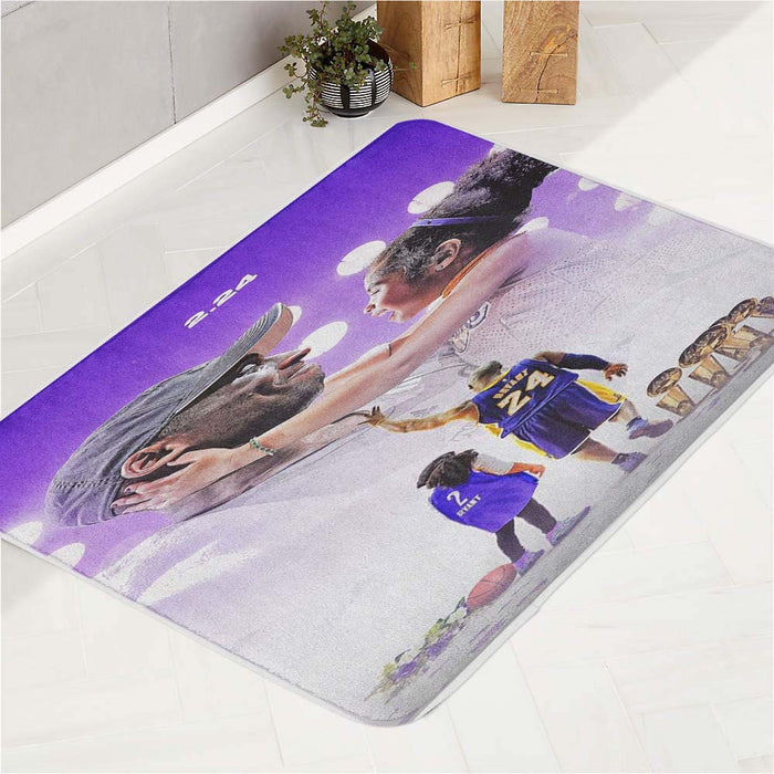 KOBE AND GIGI BRYANT NEW bath rugs