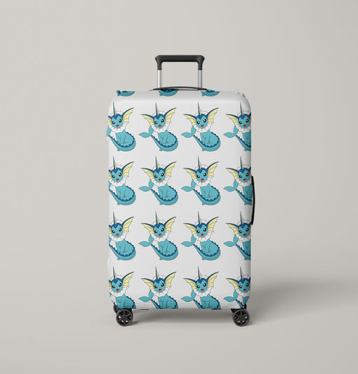 dream world vaporeon Luggage Cover | suitcase