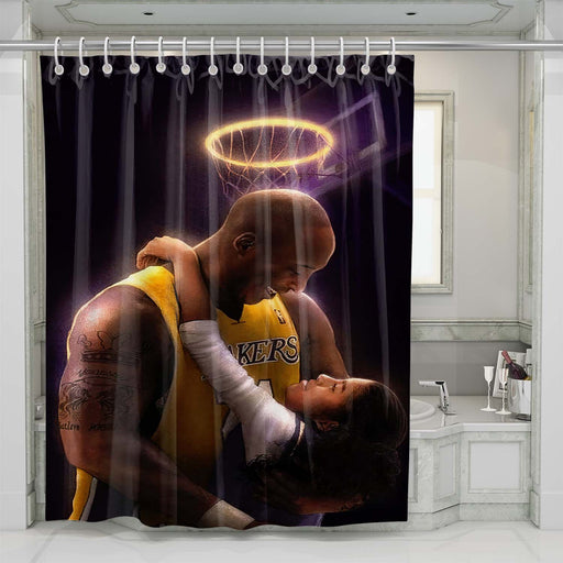 kobe and gigi bryant shower curtains