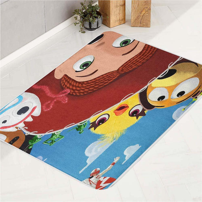 digital painting of character toy story bath rugs