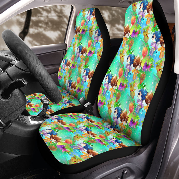 dreamy anime isekai landscape Car Seat Covers