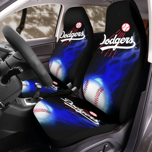 la dodgers baseball logo 1 Car Seat Covers