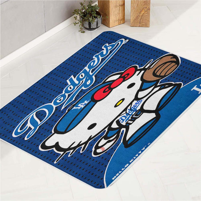 LA DODGERS HELLO KITTY bath rugs