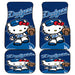 LA DODGERS HELLO KITTY Car floor mats Universal fit