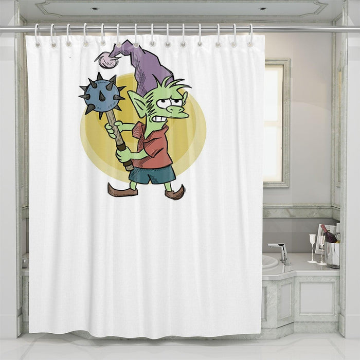 disenchantment character cartoon shower curtains