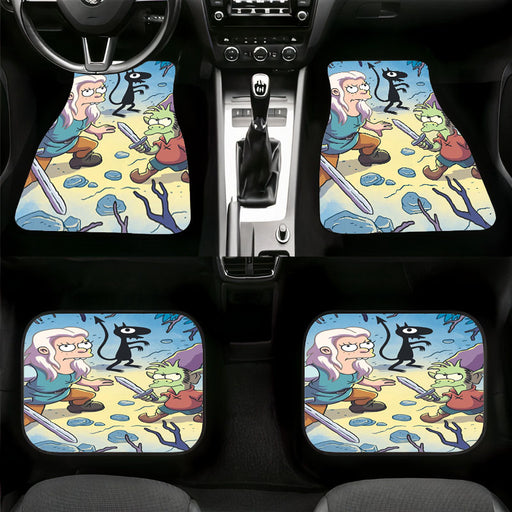 disenchantment in the night Car floor mats Universal fit