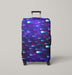 drops nen ball blue and red Luggage Cover | suitcase