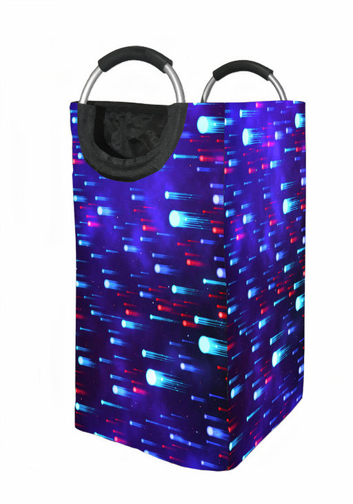 drops nen ball blue and red Laundry Hamper | Laundry Basket