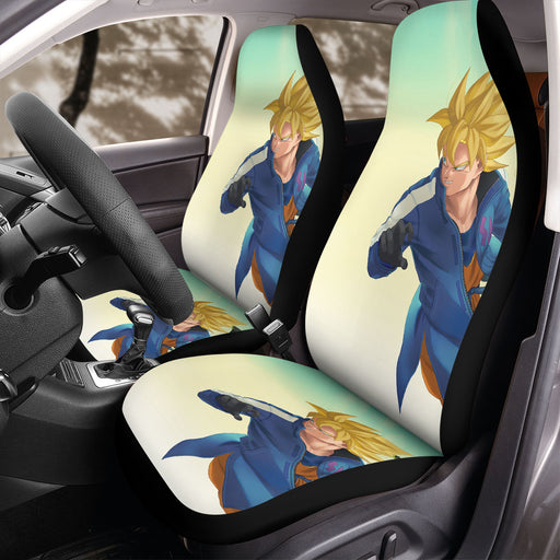 dragon ball super broly fighting Car Seat Covers