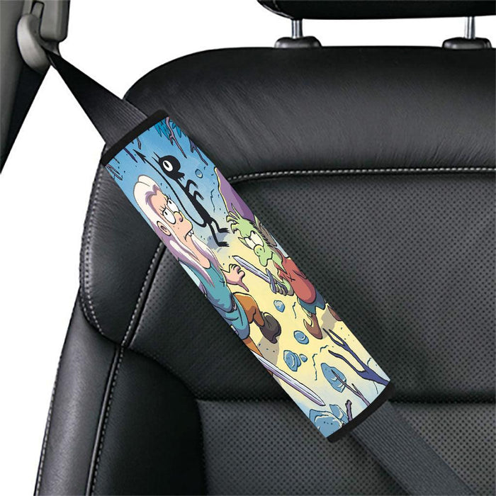 disenchantment in the night Car seat belt cover - Grovycase