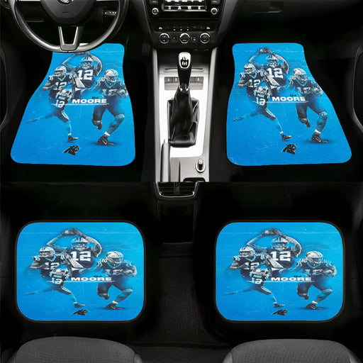 dj moore from carolina panthers nfl player Car floor mats Universal fit