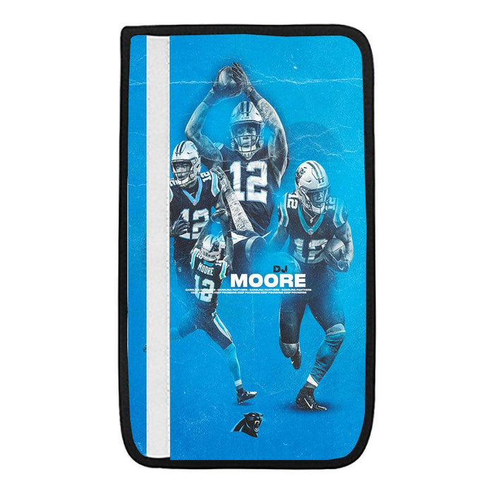 dj moore from carolina panthers nfl player Car seat belt cover