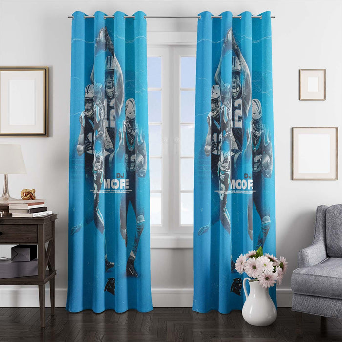 dj moore from carolina panthers nfl player window Curtain