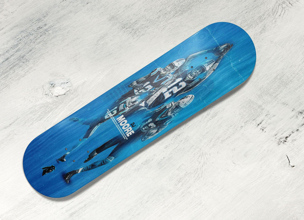 dj moore from carolina panthers nfl player Skateboard decks