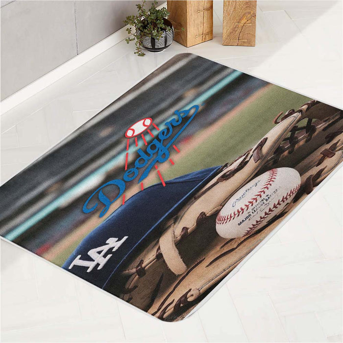 LA Dodgers bath rugs