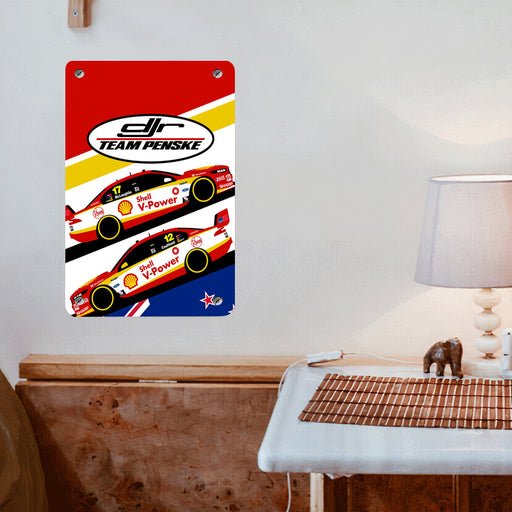 djr team penske racing Poster Metal print wall art