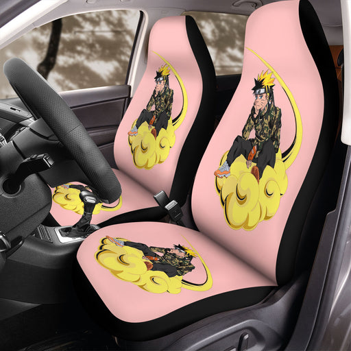 dragon ball x naruto x bathing ape Car Seat Covers