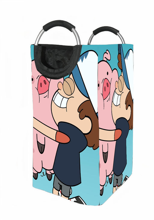 dipper and pig gravity falls Laundry Hamper | Laundry Basket