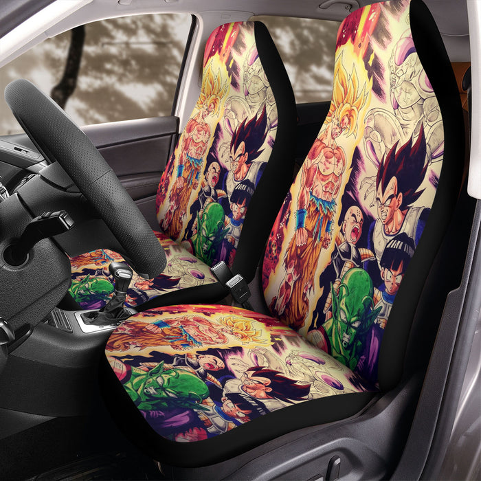 drawing dragon ball z super Car Seat Covers