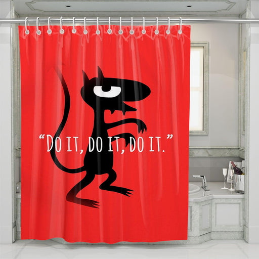 do it disenchantment cartoon shower curtains