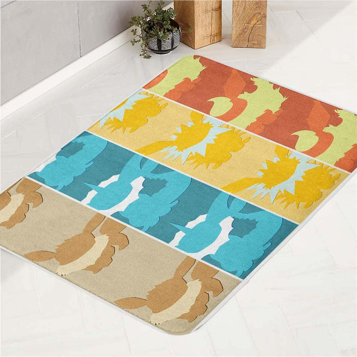 duel mode monsters pokemon bath rugs