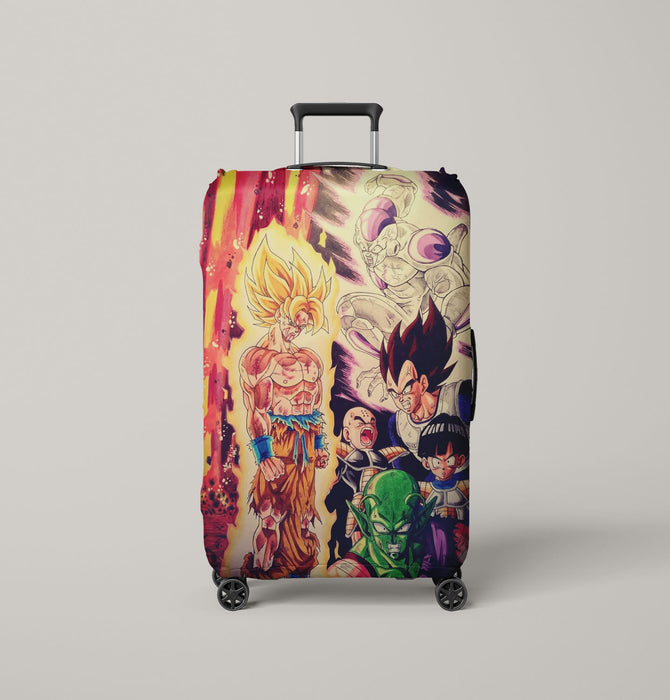 drawing dragon ball z super Luggage Covers | Suitcase