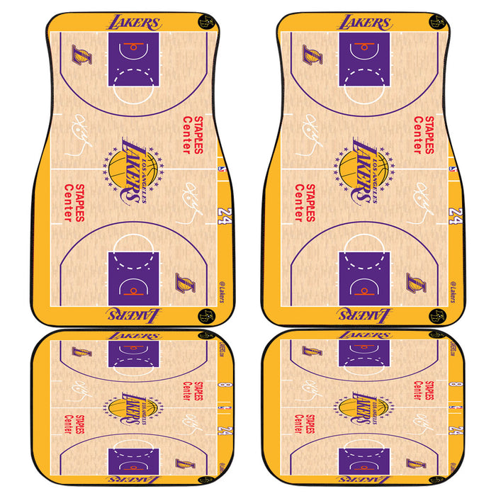 Lakers Basket Car floor mats Universal fit