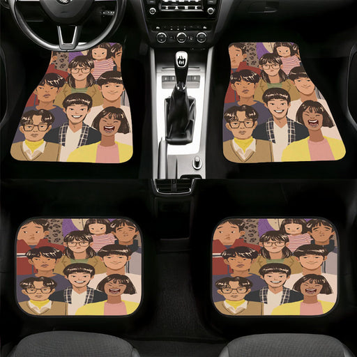 duk seon and friends reply 1988 Car floor mats Universal fit