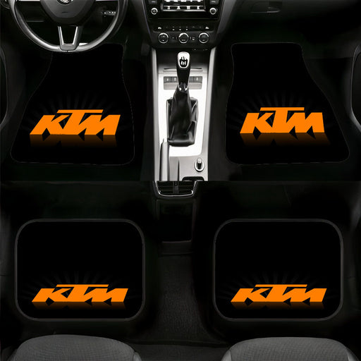 dominate the res of ktm racing Car floor mats Universal fit